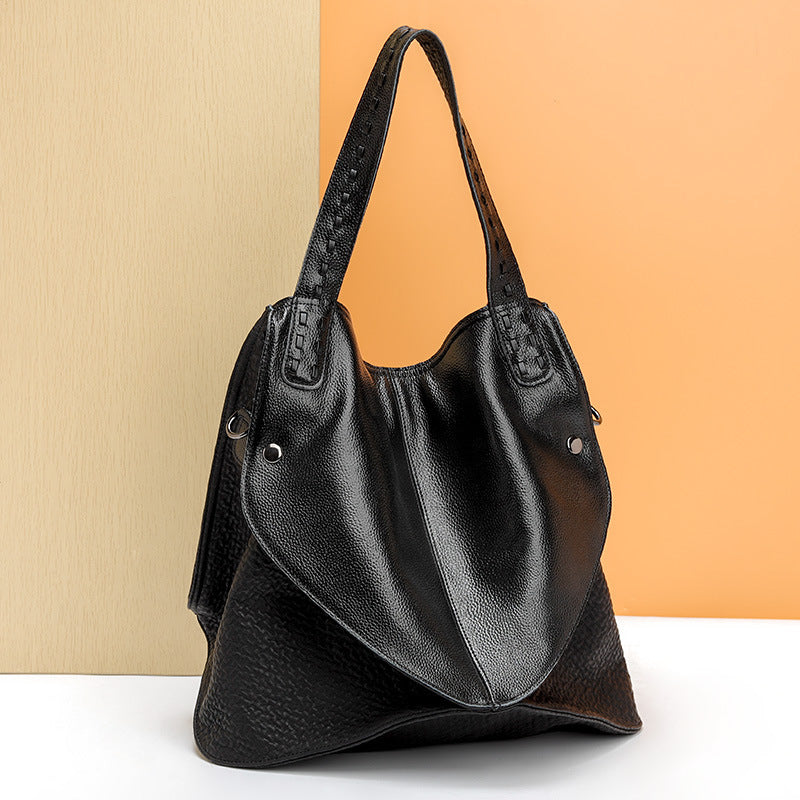 Smiley Soft Leather Handbag