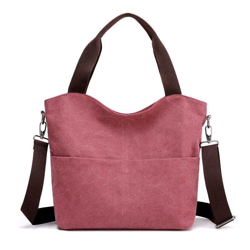 Casual Canvas Shoulder Bag