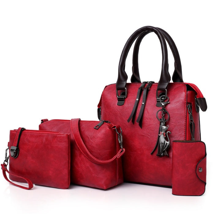 Wave Design Handbag Set