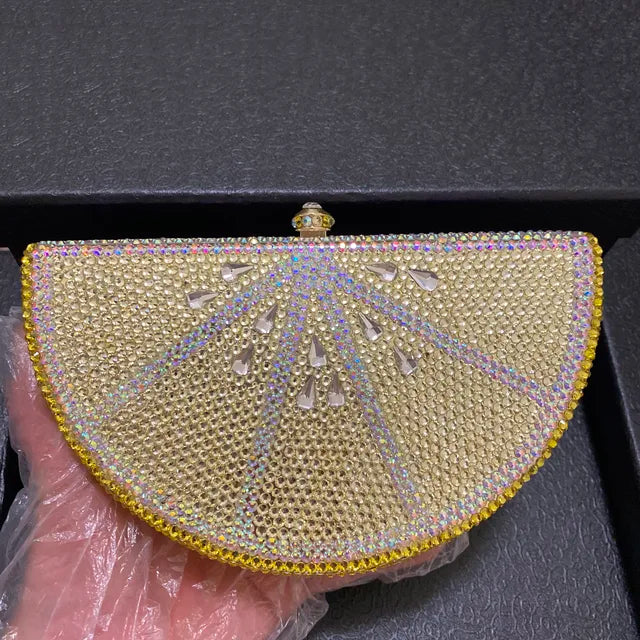 Glam Gold Rhinestone Clutch