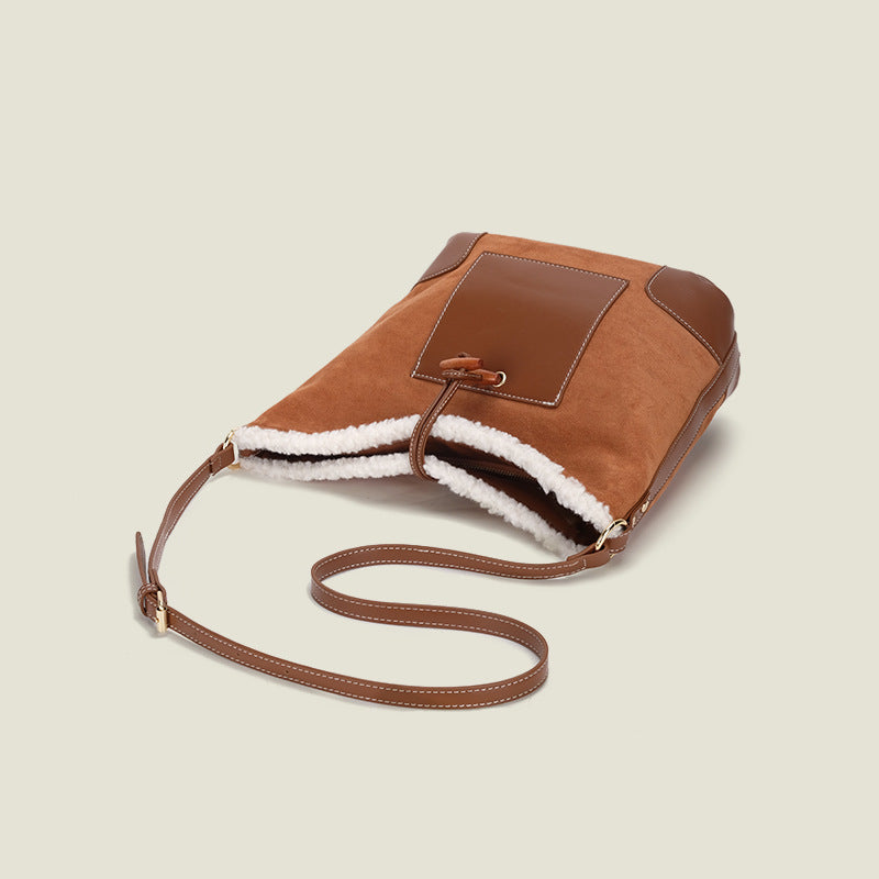 Spliced Bucket Shoulder Tote