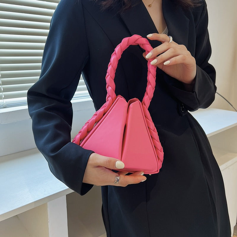 Geometric Twist Handbag