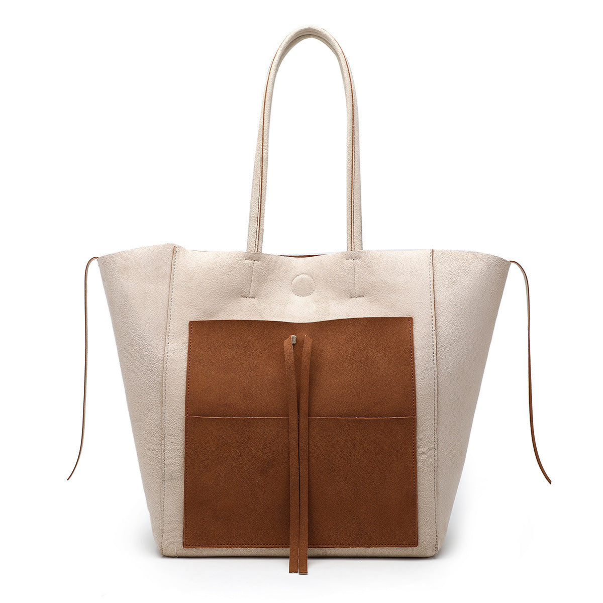 Contrast Trend Canvas Tote