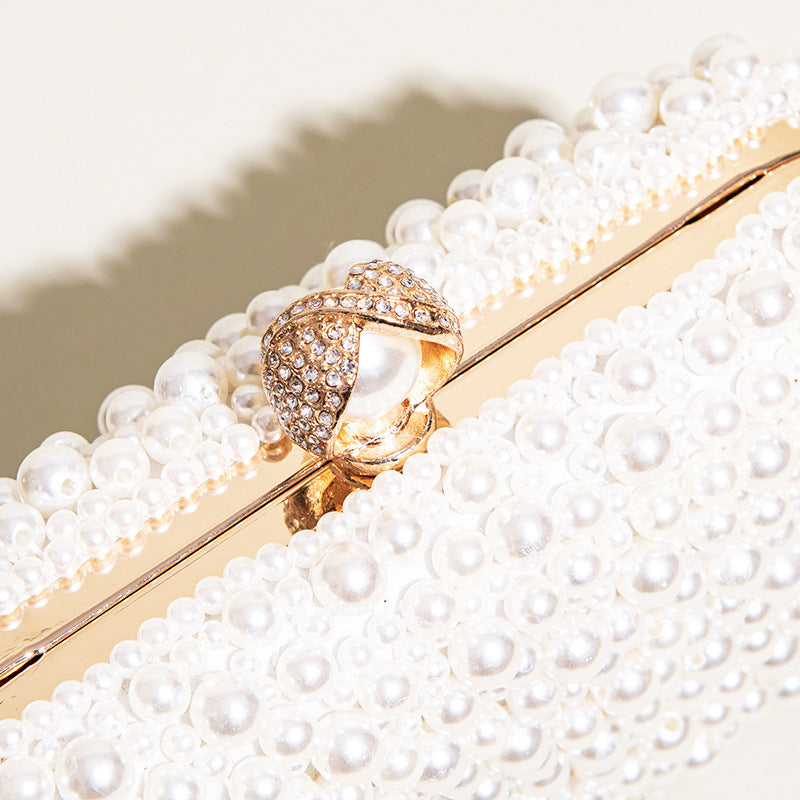 Elegant Pearl Dinner Clutch