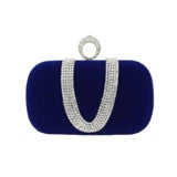 Velvet Diamond Bridal Clutch