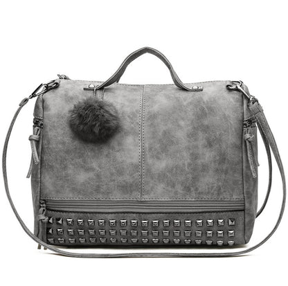 Matte Rivet Pillow Bag