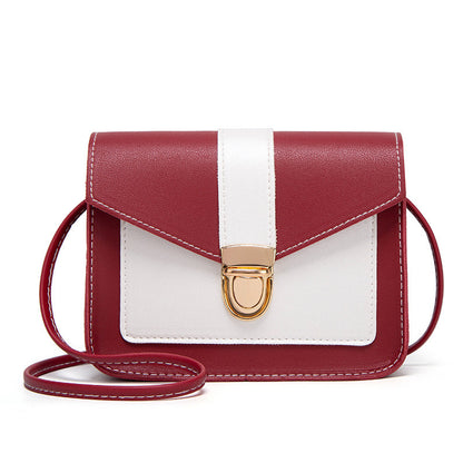Contrast Square Shoulder Bag