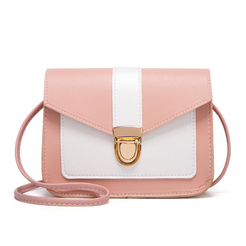 Contrast Square Shoulder Bag