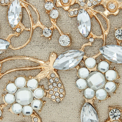 Hollow Diamond Cheongsam Clutch