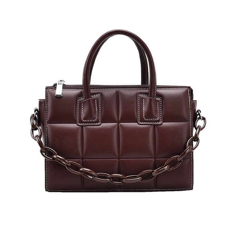 Box Style Straddle Handbag