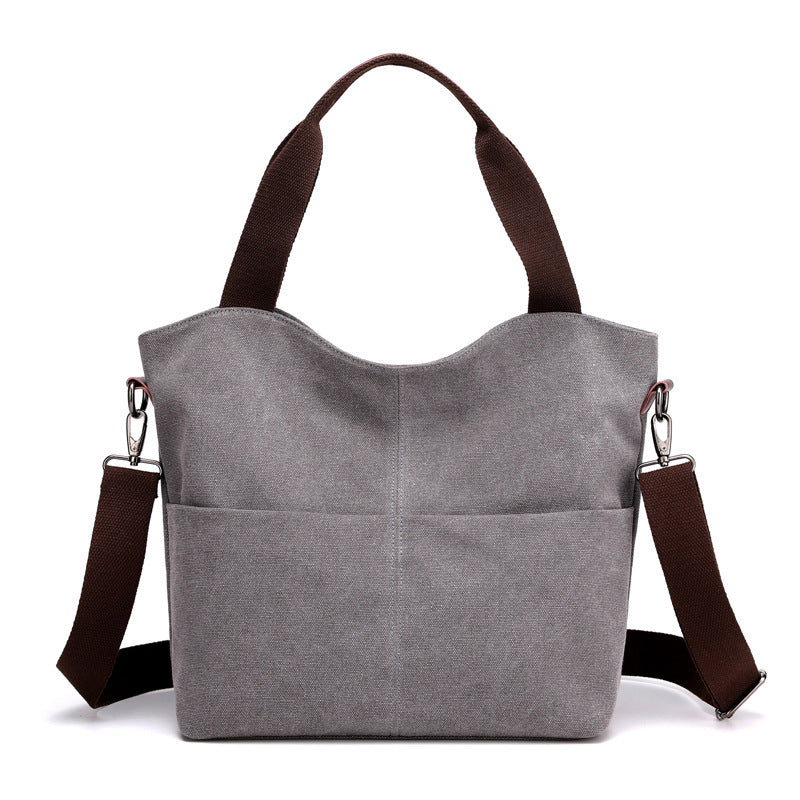 Casual Canvas Shoulder Bag