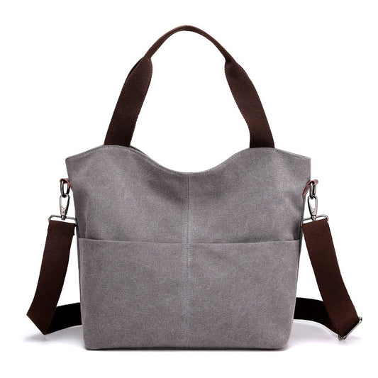 Casual Canvas Shoulder Bag