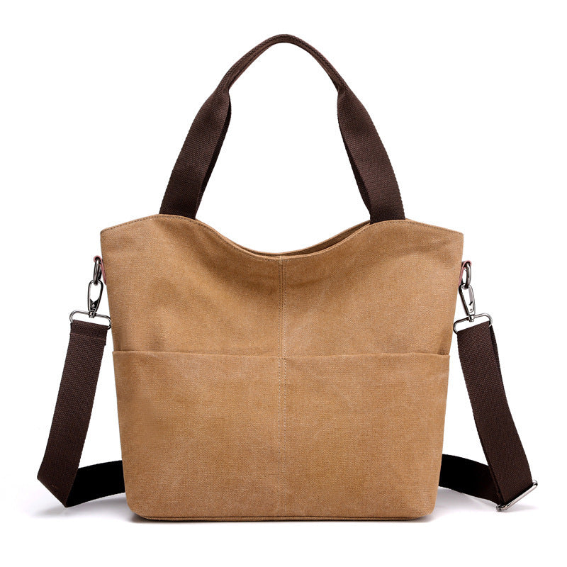 Casual Canvas Shoulder Bag