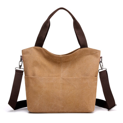 Casual Canvas Shoulder Bag