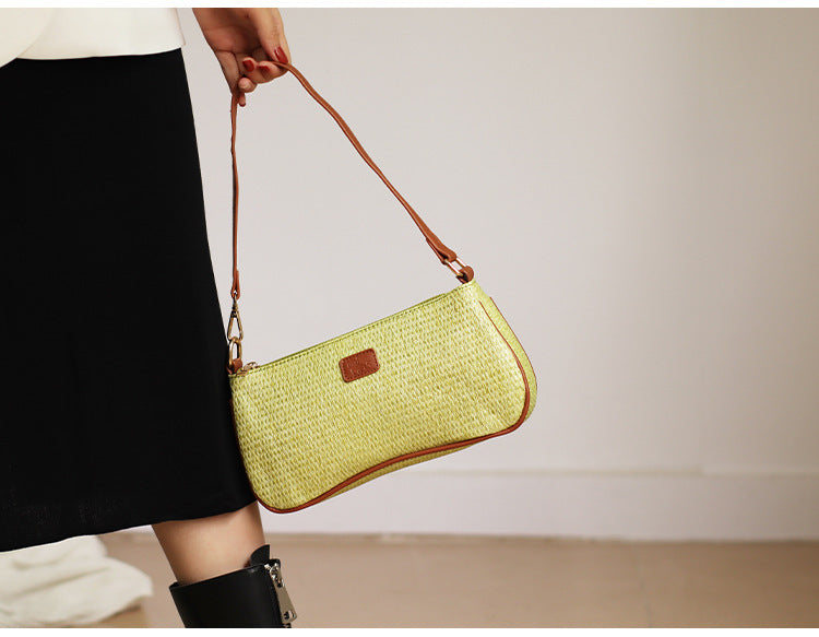 Braided Design Saddle Bag