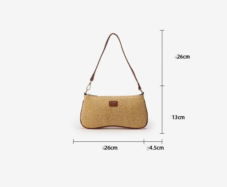 Braided Design Saddle Bag