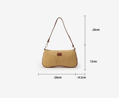 Braided Design Saddle Bag