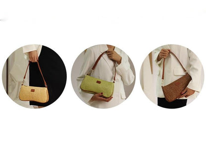 Braided Design Saddle Bag