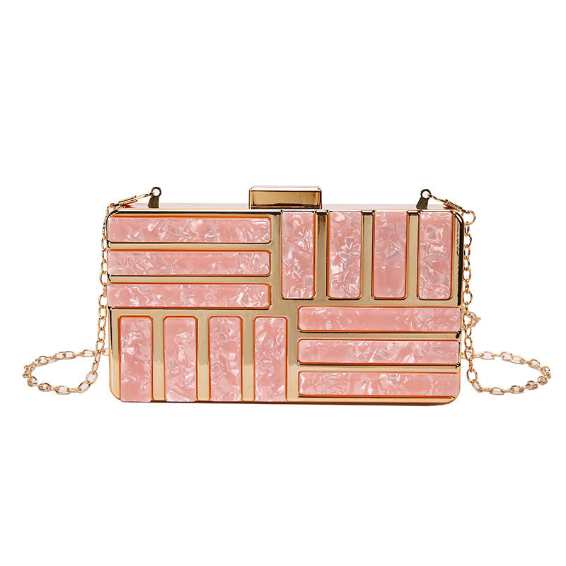 Square Acrylic Evening Clutch