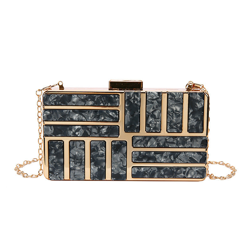Square Acrylic Evening Clutch