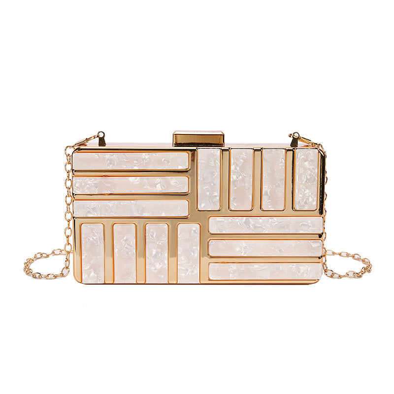 Square Acrylic Evening Clutch