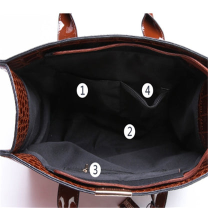 Diagonal Solid Color Stone Tote Bag