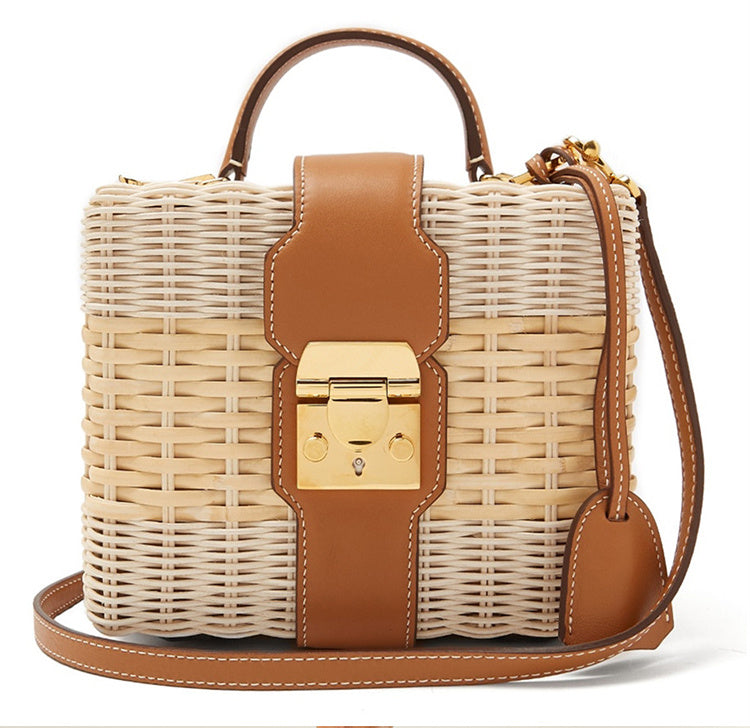 Tropical Straw Crossbody