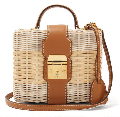 Tropical Straw Crossbody