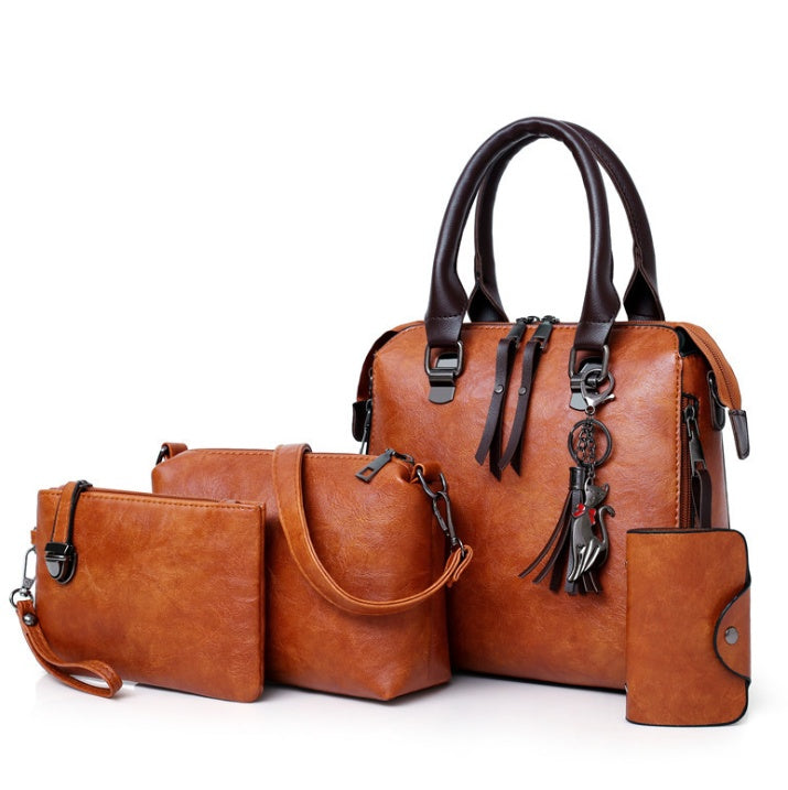Wave Design Handbag Set