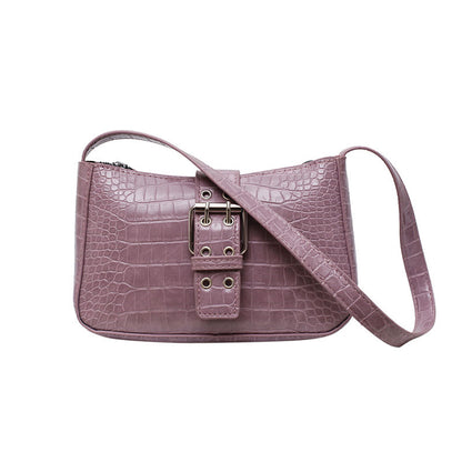 Textured Pattern Shoulder Bag