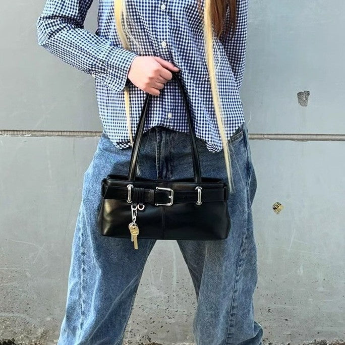 Belt Buckle Underarm Bag