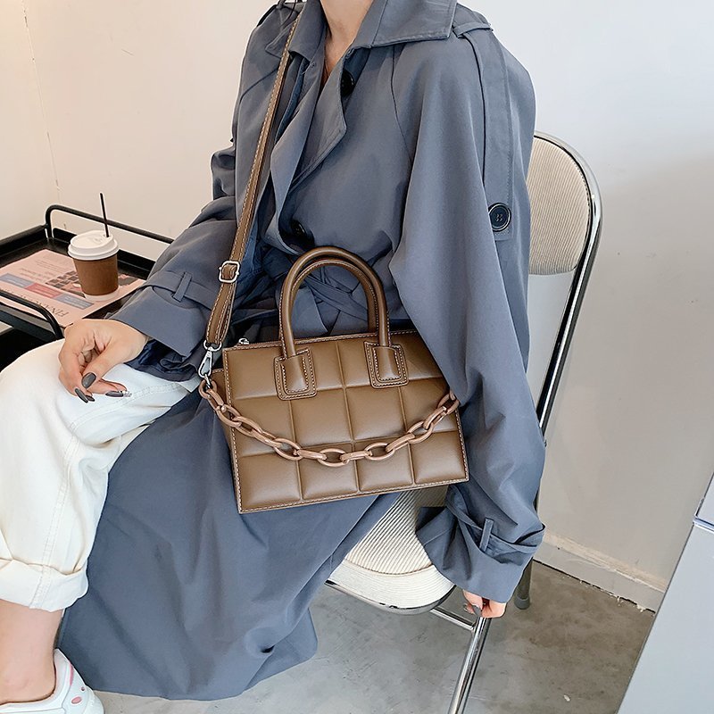 Box Style Straddle Handbag