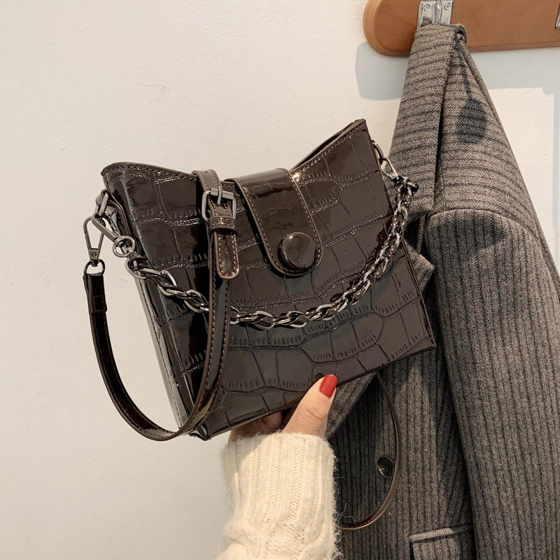 Casual PU Dumpling Bag