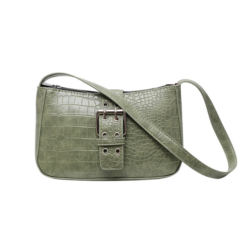 Textured Pattern Shoulder Bag