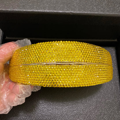 Glam Gold Rhinestone Clutch