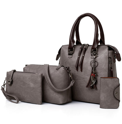 Wave Design Handbag Set