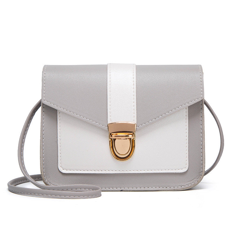 Contrast Square Shoulder Bag