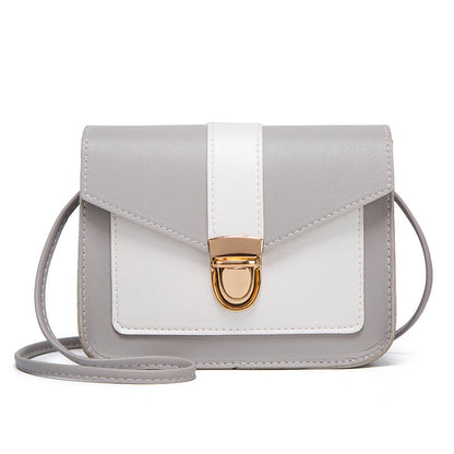 Contrast Square Shoulder Bag