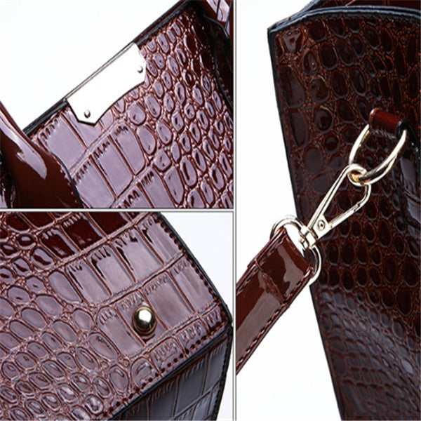 Diagonal Solid Color Stone Tote Bag