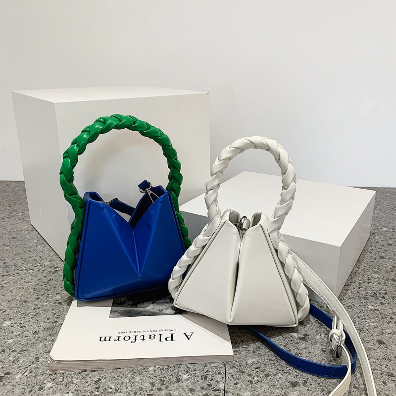 Geometric Twist Handbag