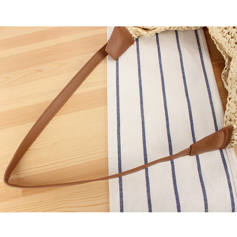 Simple Casual Paper String Hand-woven Bag Tote Bag