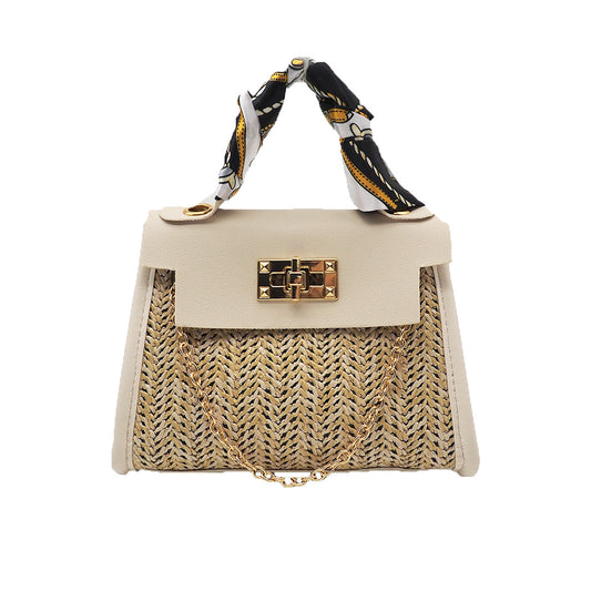 Pastoral Woven Straw Bag