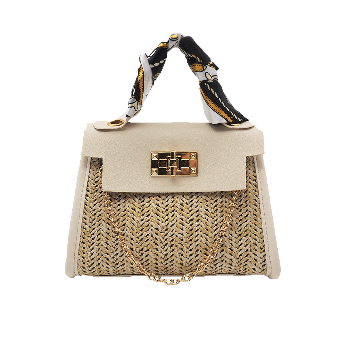 Pastoral Woven Straw Bag