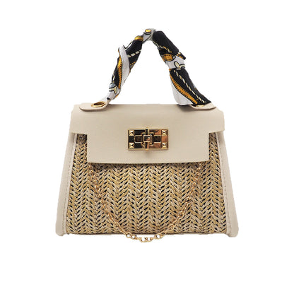 Pastoral Woven Straw Bag