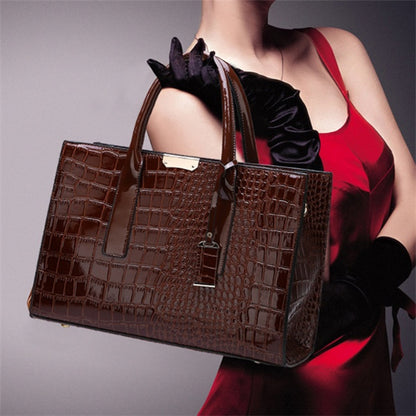 Diagonal Solid Color Stone Tote Bag