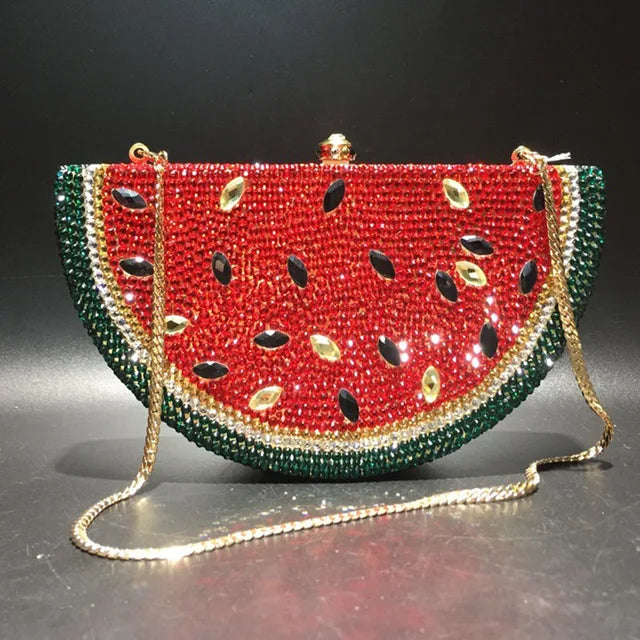 Glam Gold Rhinestone Clutch