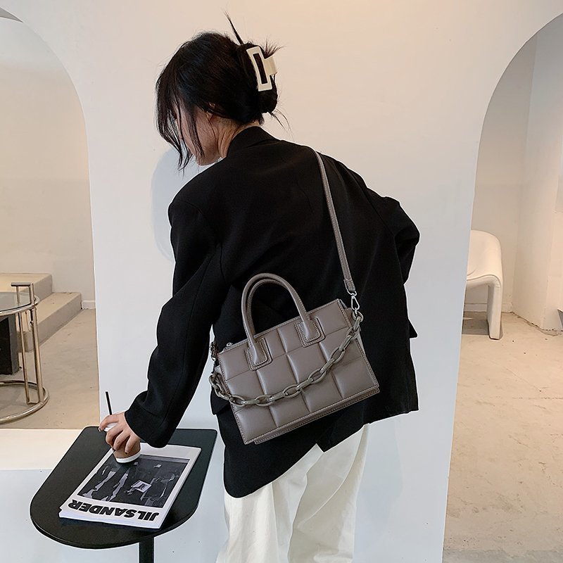 Box Style Straddle Handbag