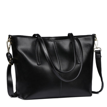 Simple Leather Shoulder Bag