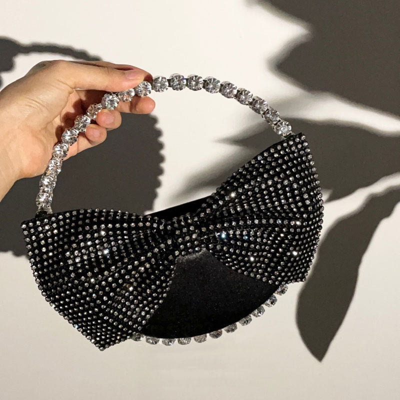 Bow Diamond Evening Clutch