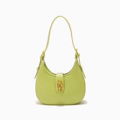 Half-Moon Leather Crossbody